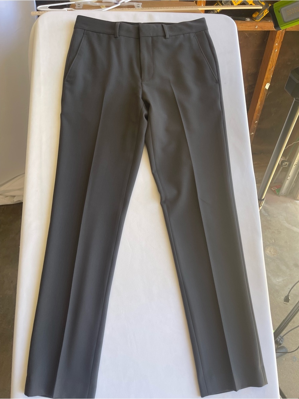Louis Raphael Men's Dark Gray Dress Pants